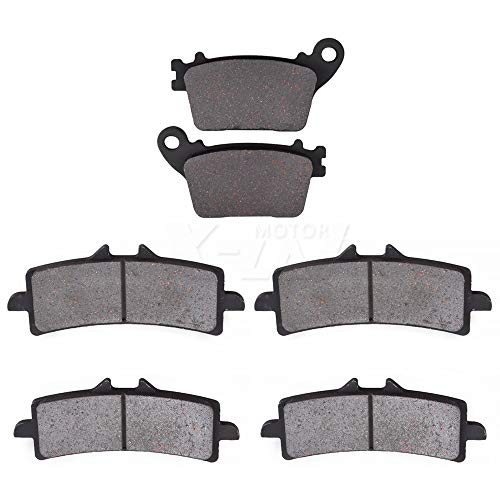 KYN Pastillas de freno delanteras traseras para motocicleta Suzuki GSX-R 1000 ZL Special Edition (Brembo Radial Caliper) 2013 GSXR1000 GSXR 1000 Disco orgánico KYN Pastillas de freno delanteras traseras para motocicleta Suzuki GSX-R 1000 ZL Special Edition (Brembo Radial Caliper) 2013 GSXR1000 GSXR 1000 Disco orgánico