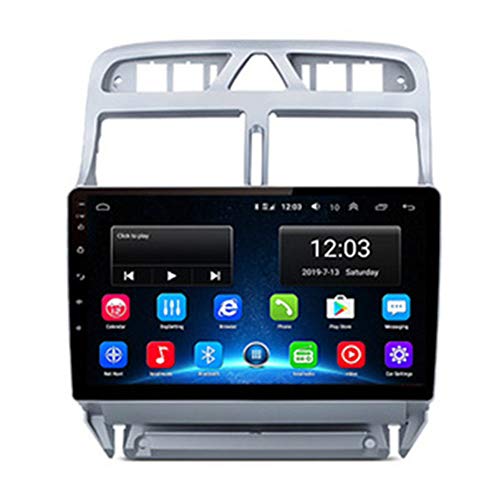 NBVNBV 2G+32G Android 9 DSP Radio de Coche Reproductor de Video Multimedia para P-eugeot 307 307CC 307SW 2002-2013 GPS de Navegación 2 DIN DVD,1g Mic