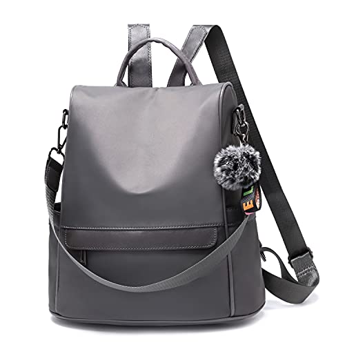 OUSIMEN Mochila Mujer Antirrobo Nylon Casual Bolsa Impermeable Bolso de Viaje Messenger Bag Backpack