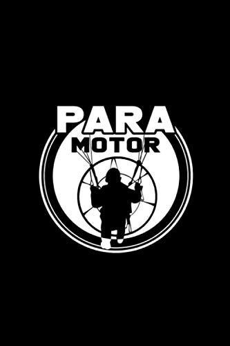 Paramotor: 6x9 Paramotor | blank with numbers paper | notebook | notes