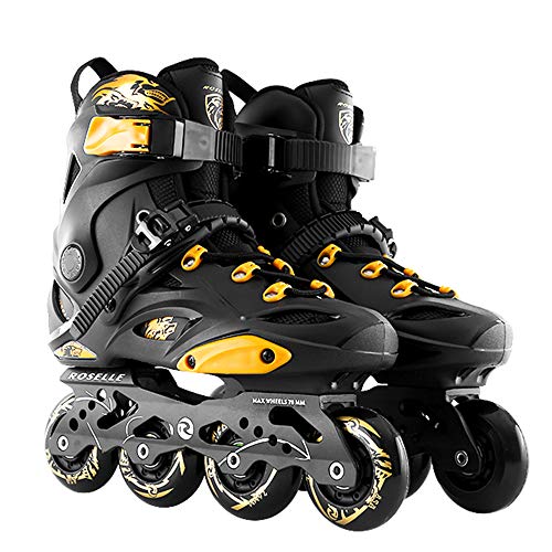 Patines En Linea Mujer Hombre Zapatos De Skate En Línea Para Adultos De Una Sola Fila Zapatos Profesionales Niña Niño,Black-40 Patines En Linea Mujer Hombre Zapatos De Skate En Línea Para Adultos De Una Sola Fila Zapatos Profesionales Niña Niño,Black-40