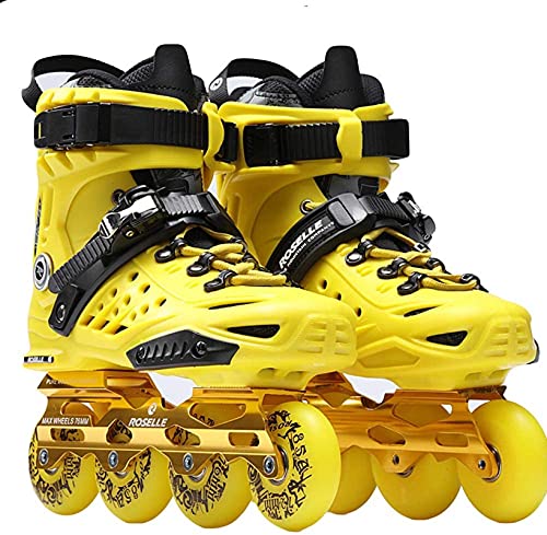  AQMA Patines de ruedas para mujeres, patines de doble fila, de  doble fila, de doble fila, para exteriores e interiores, patines ajustables  para mujeres, 4 ruedas, patines para exteriores para adolescentes 