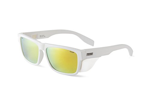 Pegaso Brave Gafas de sol, Blanco/Oro Revo, 51 Unisex