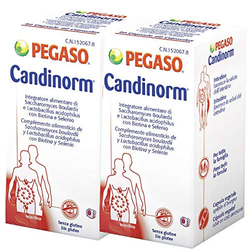 Pegaso Candinorm 30 cápsulas (2 paquetes de 30 cápsulas)
