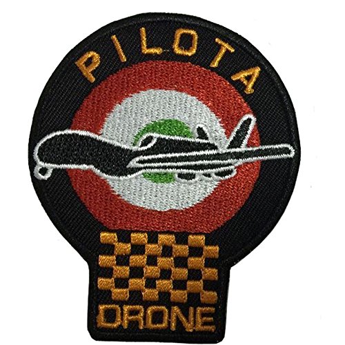 Pilota Drone - Parches de tela bordada para planchar