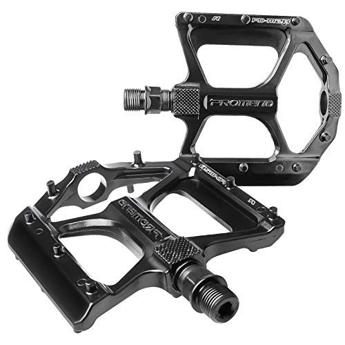 prowithlin Pedales de bicicleta de montaña duraderos con aleación de aluminio ultraligero, resistentes al agua y al polvo, pedales de bicicleta de carretera para doble tornillo de 9/16 pulgadas prowithlin Pedales de bicicleta de montaña duraderos con aleación de aluminio ultraligero, resistentes al agua y al polvo, pedales de bicicleta de carretera para doble tornillo de 9/16 pulgadas