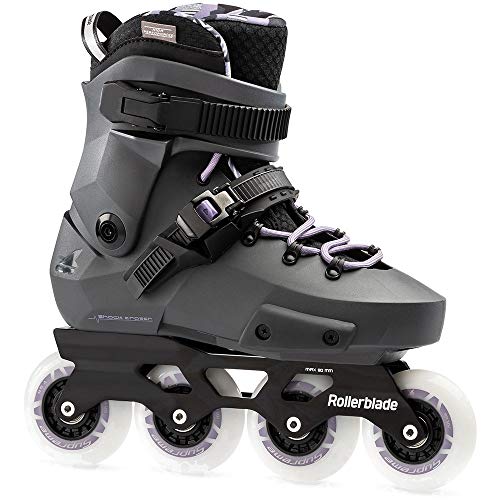 Rollerblade Twister Edge W Patines Gris, Mujeres, Anthracite/Lilac, 245