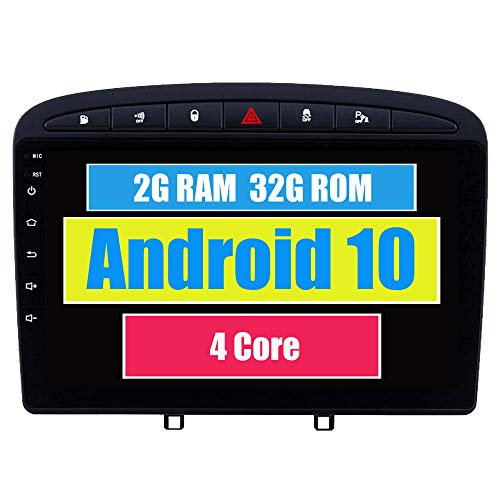 RoverOne Radio del Coche para Peugeot 408 para Peugeot 308 308SW 2010-2016 con Android Navegación GPS Pantalla Táctil Estéreo Multimedia Bluetooth WiFi USB Mirror Link