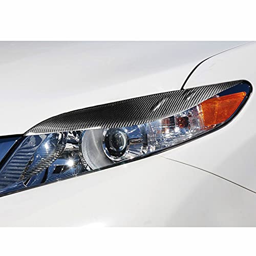 Rtyuiop para Toyota Sienna LE SE 2011-2017 luz ceja de Fibra de Carbono Faro de Coche ceja modificación de pestañas Accesorios de Coche