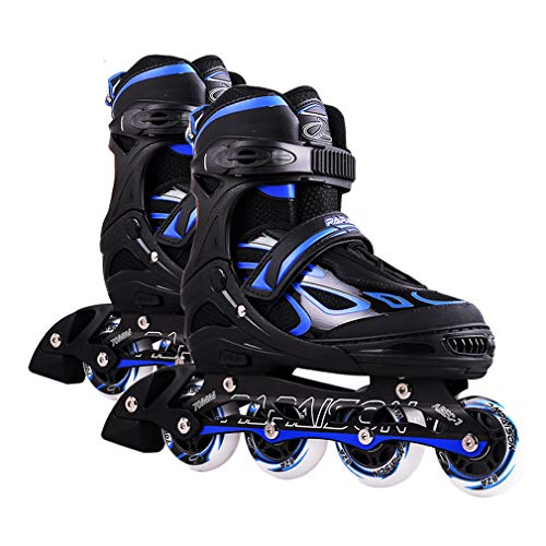 RUIXFVS Comodidad Superior Patines en línea para niños Son Ajustables, con Equipo De Protección, con Ruedas Resistentes al Desgaste y Palos de Freno Resistentes Gran Regalo, A, M RUIXFVS Comodidad Superior Patines en línea para niños Son Ajustables, con Equipo De Protección, con Ruedas Resistentes al Desgaste y Palos de Freno Resistentes Gran Regalo, A, M
