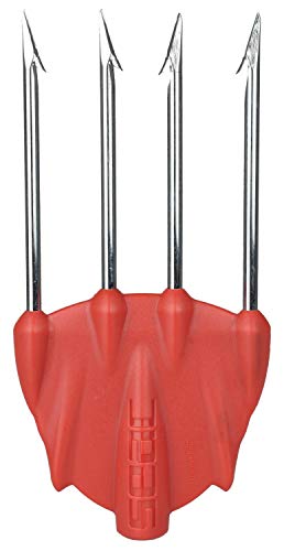 SEAC Killer Accesorio para Pesca submarina 4 Puntas Pesadas, Adultos Unisex, Rojo, One Size SEAC Killer Accesorio para Pesca submarina 4 Puntas Pesadas, Adultos Unisex, Rojo, One Size