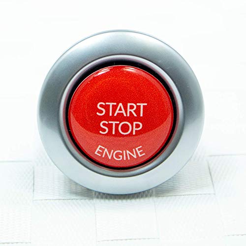 Start Stop Engine – Pegatinas de botón (1 unidad) para reparación, interruptor de protección, tapa de sustitución, botón de encendido, carcasa de encendido rojo