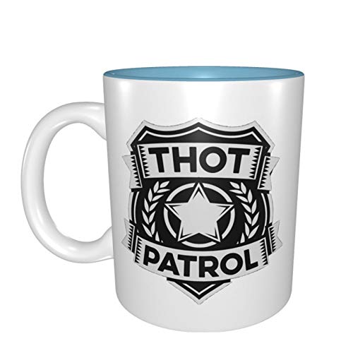 Thot Patrol is On The Case Baseball Best Idea Regalo de cumpleaños para tazas de porcelana