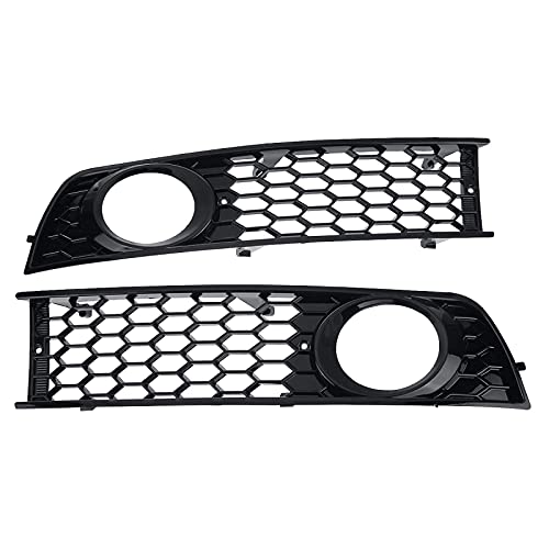 XKCCHW RelaxToday, 2 Piezas, Parachoques Delantero de Coche, Parachoques de Malla de Panal, Parachoques de luz antiniebla automática, Parrilla, para Audi A4 B6 2001-2005 XKCCHW RelaxToday, 2 Piezas, Parachoques Delantero de Coche, Parachoques de Malla de Panal, Parachoques de luz antiniebla automática, Parrilla, para Audi A4 B6 2001-2005