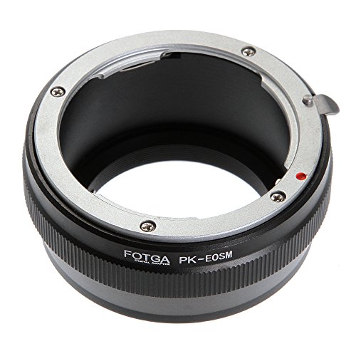Adaptador de montura de lente para Pentax K/PK a Canon EOS M EF-M M2 M3 M5 M6 M10 M50 M100 Mirrorless Camera Adapter Ring