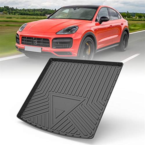 Alfombrillas para Maletero para Porsche Cayenne SUV/Coupe/E-Hybrid 2019-2020 Alfombrilla de Goma Antideslizante para Protectora Maletero