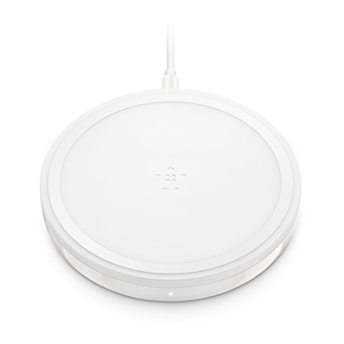 Belkin Boost Up Bold - Cargador inalámbrico (para iPhone XS, XS MAX, XR/Samsung Galaxy S10, S10+, S10e, Note9 y Dispositivos LG, Sony y otros, 10 W) Blanco