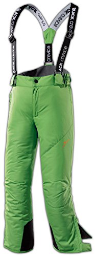 Black Crevice Skihose Pantalones de esquí, Unisex-Niño, Verde, 6 años (116 cm)