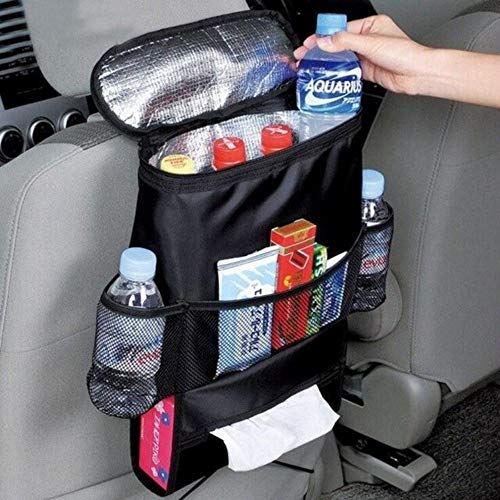 Bolsa nevera respaldada coche porta objetos organizador térmico bebidas comida