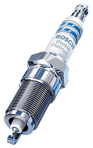 Bosch Automotive 8108 - Bujía de doble platino – hasta 3 veces más larga vida para vehículos selectos Buick, Cadillac, Chevrolet, Ford, Mazda, Mercury, Oldsmobile, y Pontiac (1 unidad)