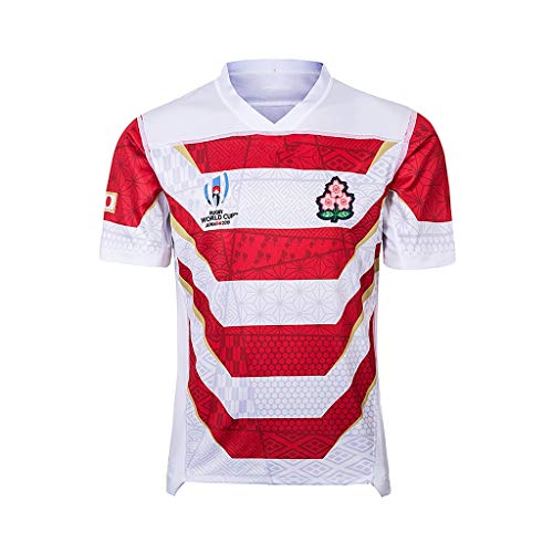 Copa Mundial De Rugby Camiseta del Equipo De Japón 2019 2018 Camiseta De Manga Corta para Hombres Polo (Size : M)