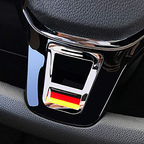 DENGD Car Styling Volante Cubiertas Pegatinas Accesorios para Volkswagen Golf 7 GTI MK7 Polo 2014 2015 Passat B7 2015 B8 MK6 Jetta