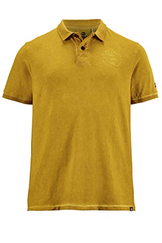 D&X G.I.G.A. DX Stane MN PLSHRT A Camisa de Polo Casual, gebranntes Gelb, XL para Hombre