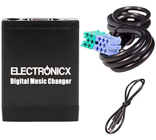 Elec-M06-BEK Adaptador Musica Digital para Coche Interfaz USB SD AUX para Becker Porsche Mercedes Ford 8 Pin