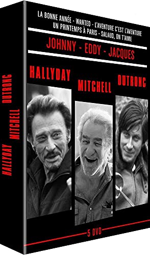 Hallyday - Mitchell - Dutronc - Coffret : Salaud, on t'aime + + L'aventure c'est l'aventure + Un printemps à Paris + À nous deux + Wanted [Italia] [DVD]