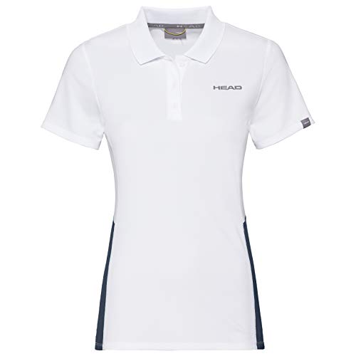Head Club Tech Polo Shirt W Camiseta, Mujer, Negro, 3XL