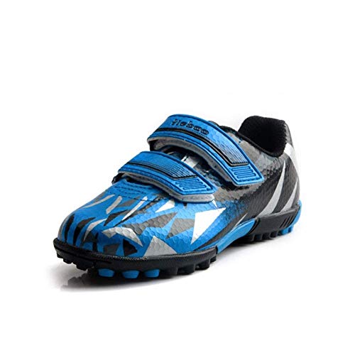 IRON JF Adolescente Moldeado Stud Botas de fútbol, ​​Pista Atletismo Muchachos Unisex Equipo Entrenamiento al Aire Libre Las Zapatillas Deporte competición Chica Boy TF Zapatos fútbol Profesional