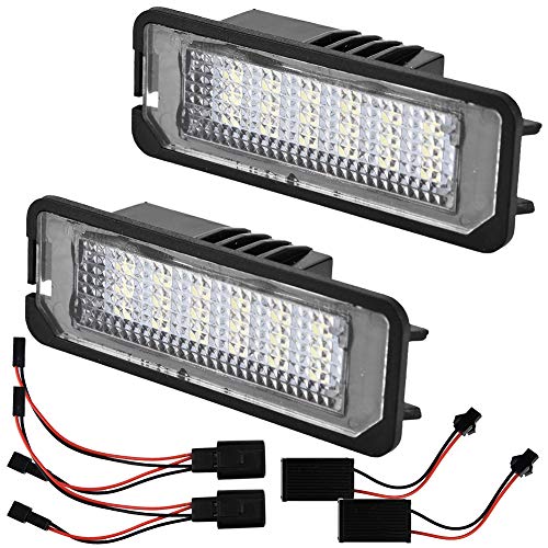 Luz de Matrícula LED 2pcs Placa de Matrícula del Coche Lámpara de luz LED para 4 1998-2002