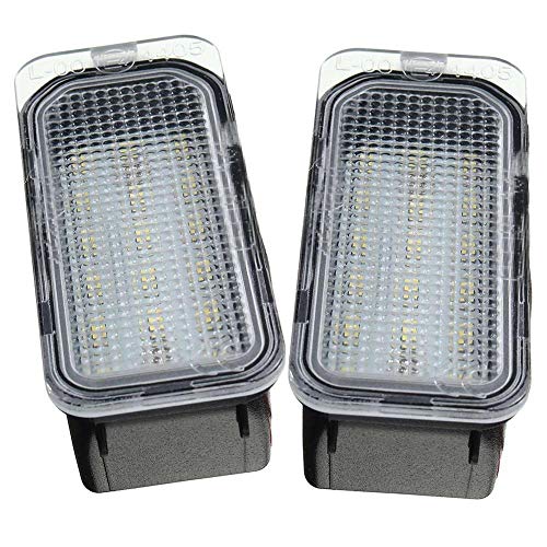 Luz de placa de número 2x para FORD FOCUS MK II FIESTA MK VII MONDEO MK IV KUGA S-MAX 2008-2019 Placa Bulbo Luz de placa de número 2x para FORD FOCUS MK II FIESTA MK VII MONDEO MK IV KUGA S-MAX 2008-2019 Placa Bulbo