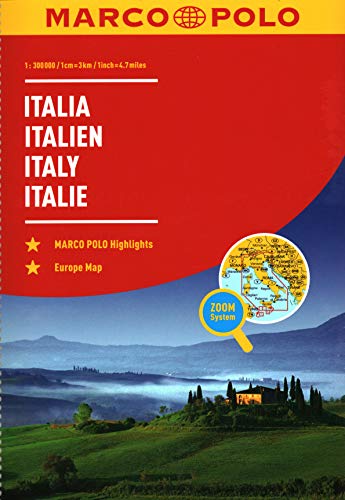 MARCO POLO ReiseAtlas Italien 1:300 000: Europa 1:4 500 000 (Marco Polo Maps)