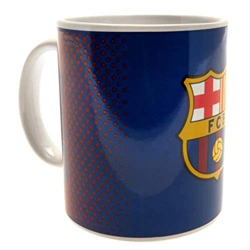 MERCURY Taza Mug Diseño F.C. Barcelona, Cerámica, Azul Marino, 8.0x8.0x9.0 cm
