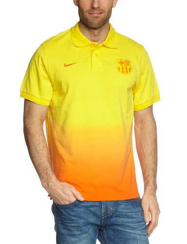 Nike Barcelona F.C. - Polo para hombre, talla S, color amarillo