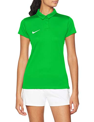 NIKE W NK Dry Acdmy18 Polo SS T-Shirt, Hombre, Lt Green Spark/Pine Green/White, S