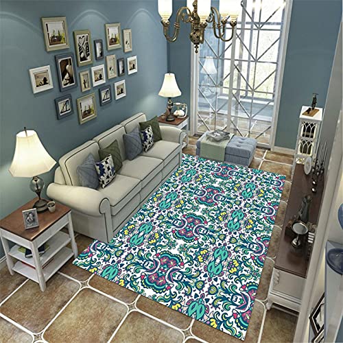 N/S Alfombra Sala de Estar Dormitorio Alfombra Moderno Impreso en 3D Decoración para el hogar Alfombra Suave Antideslizante F-2227Q 80X150Cm N/S Alfombra Sala de Estar Dormitorio Alfombra Moderno Impreso en 3D Decoración para el hogar Alfombra Suave Antideslizante F-2227Q 80X150Cm