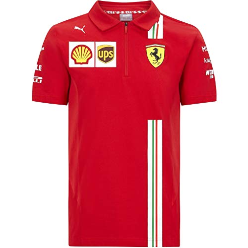 Official Formula One - Scuderia Ferrari 2020 Puma - Polo de Equipo para niño - Size:140