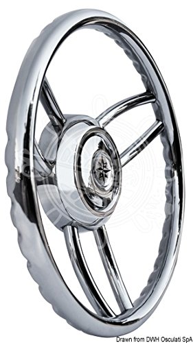 Osculati Volante Bliz INOX (Blitz Steering Wheel w/SS Outer Ring)