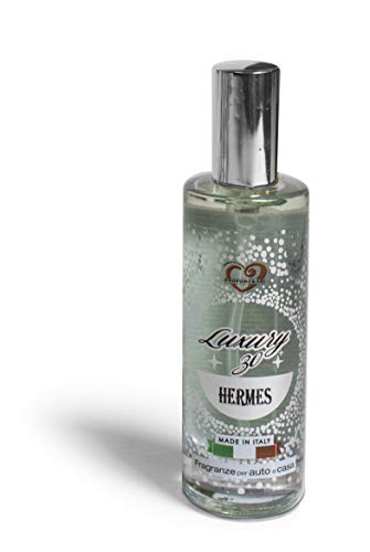 Perfumes & Co–Perfume para coche en spray Luxury 30–El único inspirado en los perfumes personales más famosos–30 mililitros Made in Italy HERMES Perfumes & Co–Perfume para coche en spray Luxury 30–El único inspirado en los perfumes personales más famosos–30 mililitros Made in Italy HERMES