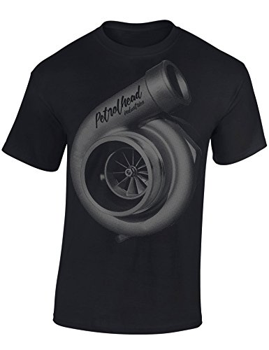 Petrolhead: Turbocharger supercargador - Camiseta Motor - Regalo Hombre - T-Shirt Racing - Camisetas Coches - Tuning - Moto - Coche - Car - Cafe Racer - Biker - Rally - JDM - Unisex (S)