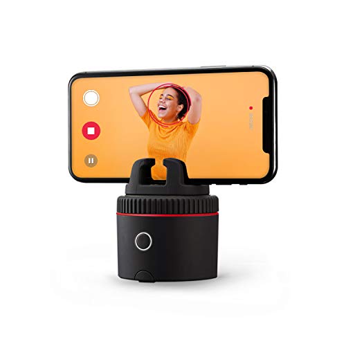 Pivo Pod Red - Seguimiento automático 360° Manos libres Fotos y Videos – Transmisión en vivo - Videollamadas - 12 Efectos especiales - Camarógrafo inteligente – para iPhone o Android