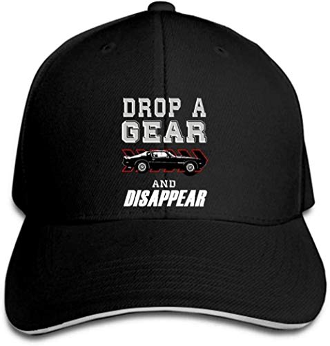 Pontiac Firebird Trans Am Sports Cap Drop Gear and Disappear Car Lovers Hat Gorra de béisbol con Visera