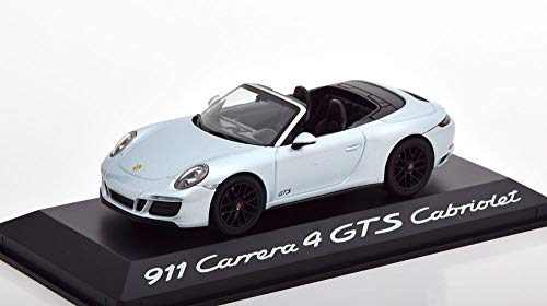 Porsche 911 (991 II) Carrera 4 gts Cabrio 1: 43 rhodiumsilbermetallic/Negro