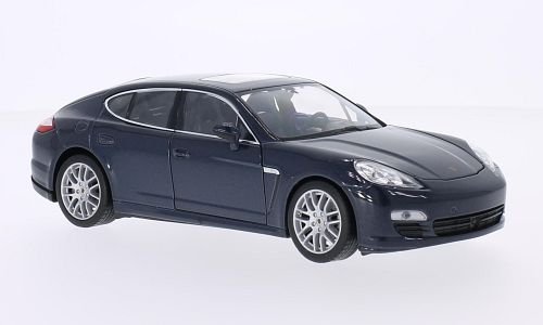 Porsche Panamera S , metallic-dunkelblau, 0, Modellauto, Fertigmodell, Welly 1:24