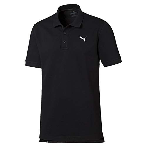 Puma Ess Pique, Camiseta Polo Hombre, Negro (Cotton Black), S