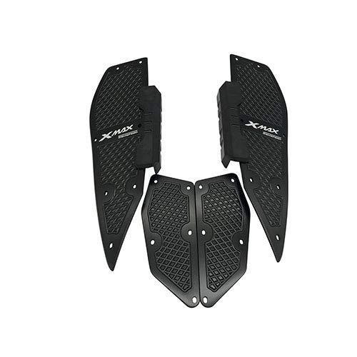 QOHFLD para Yamaha Xmax 300 Xmax 400 Xmax 250 Xmax 125 2017 2018 2019, Accesorios | Reposapiés Reposapiés de la Motocicleta Almohadillas de los pies Pedales Pedales de la Placa