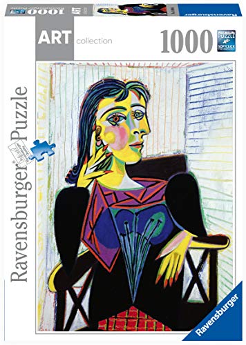 Ravensburger Puzzle 1000 Piezas, Pablo Picasso: Portrait of Dora Maar, Arte, para adultos, Rompecabezas de calidad