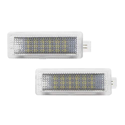 RJJX 2pcs Free Error LED de cortesía for los pies Bajo la luz de Puerta en Forma for BMW E60 E87 E70 E90 E92 E63 E65 E85 M3 Mini Z4 R50 R52 R53